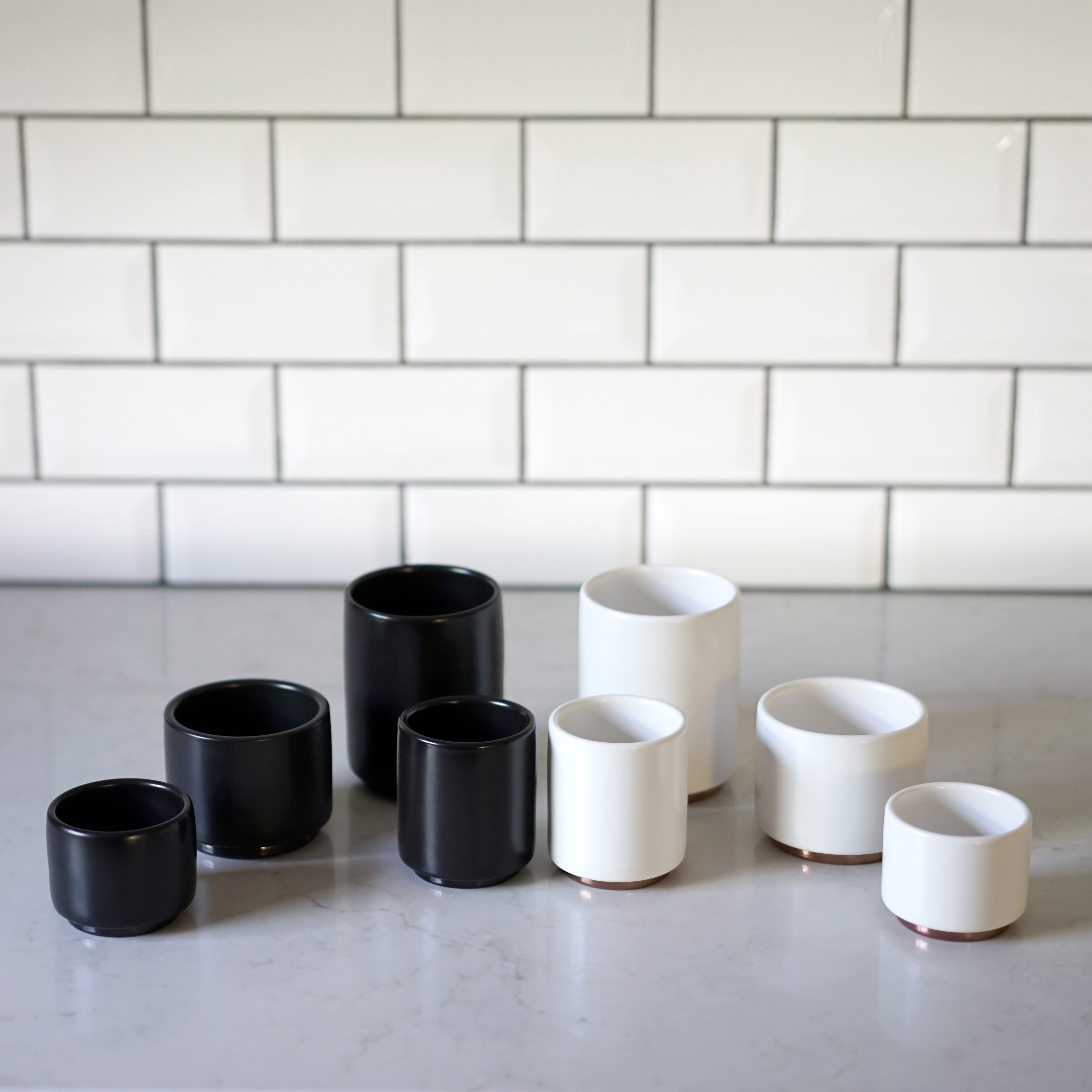  Fellow Monty Milk Art Cups - Double Wall Ceramic